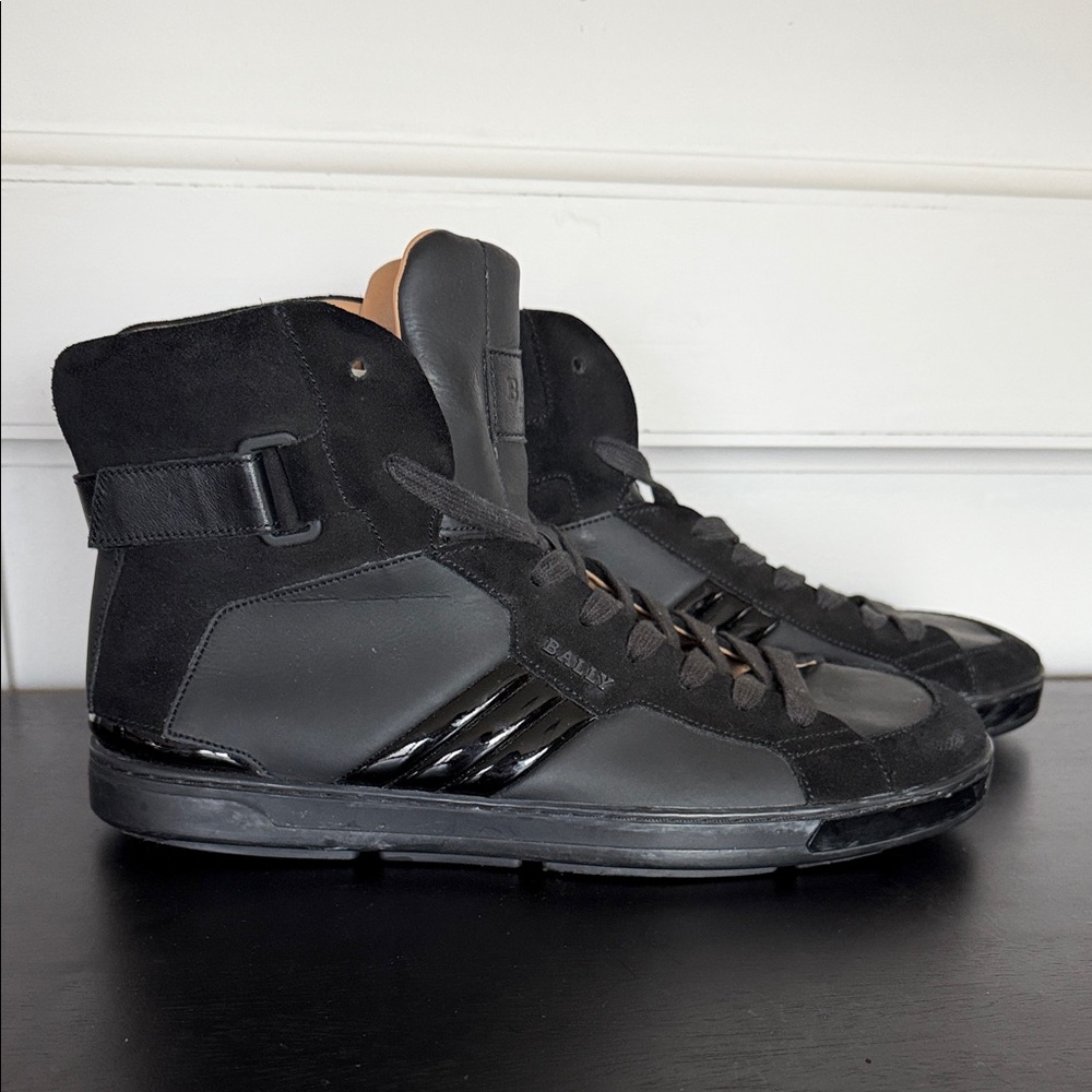 Bally retro Ariel Black High-Top Sneakers
